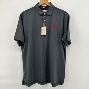 Peter Millar Summer Comfort Short Sleeve Size Medium Iron Gray NWT MSRP $94